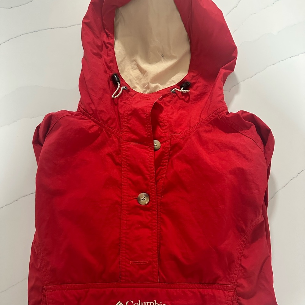 Columbia Red Hooded Jacket